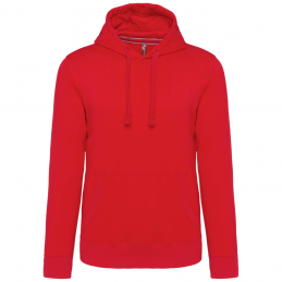 SWEAT CAPUCHE HOMME RED