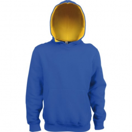 SWEAT CAPUCHE CONTRASTEE JR