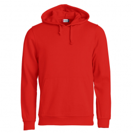 SWEAT BASIC HOODY JR RED