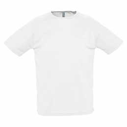 T-SHIRT SPORTY KIDS BLANC