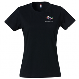 T-shirt coton noir Femme -...