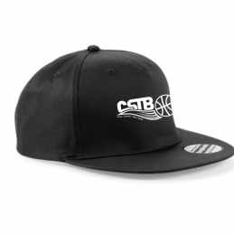 Casquette plate noire - CSTB