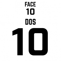 Numéros face + dos 10€