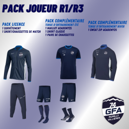 Pack Joueur R1/R3 - GFA 25/26