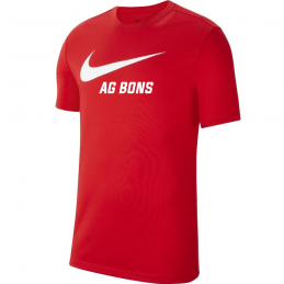 T-shirt coton rouge Adulte...