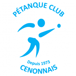 Logo bleu pétanque Cenon