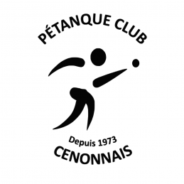 Logo noir Pétanque Cenon