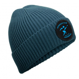 Bonnet patch bleu -...