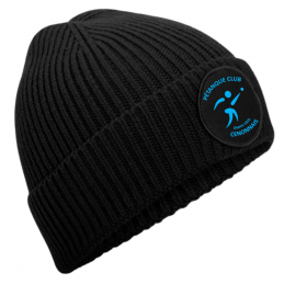 Bonnet patch noir -...