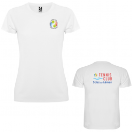 T-shirt basic blanc femme -...