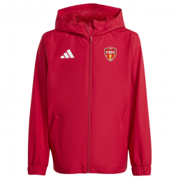 Coupe vent rouge adulte -...