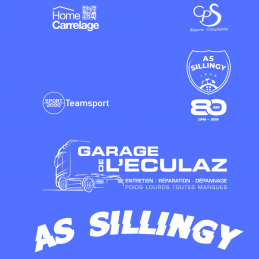 Flocage AS Sillingy 80 ans + sponsors