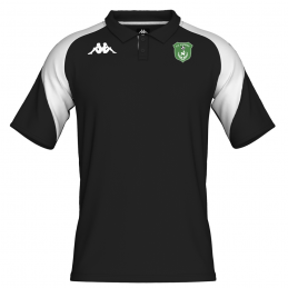 Polo polyester noir adulte...