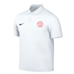 Polo coton blanc adulte -...